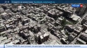 Пустой город Дамаск. Уникальная съемка с воздуха