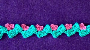 Двухцветная тесьма