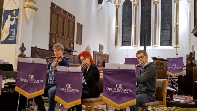 Quantz - Trio for 2 flutes and a violin - QE Chamber Group смотреть онлайн