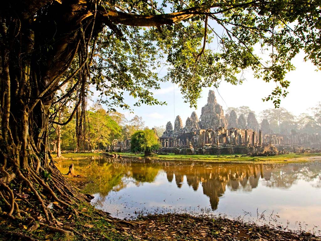Самые красивые места Камбоджи. Короткий видеообзор. Достопримечательности Камбоджи. Слайд-Шоу.