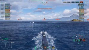 Gato - скучный бой - World of Warships 2023 11 09