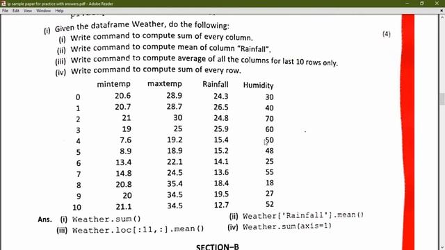 12th class python new Sample paper| ip |Computer Sciece |Sample Paper 1