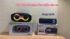 Loa Bluetooth hopestar a30 party và sony xb41