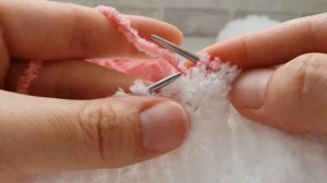 Плюшевая шапочка для малыша. Мастер класс.