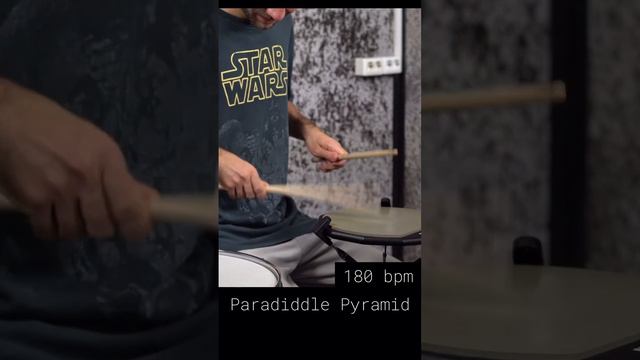 Paradiddle pyramid