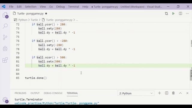 Pong game development in Python - Part (2/3) | #SkillUpwithGenie #LearnPython #PythonGame