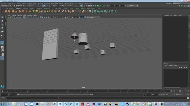 Работа с объектами в Maya 2017|Выравнивание и привязки|Уроки для начинающих