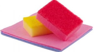 Я сейчас узнала почему губки для мытья посуды  разного цвета