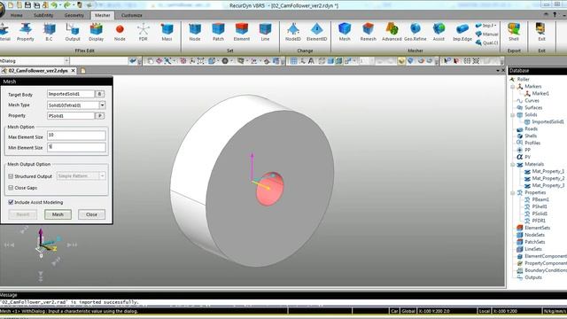 [RecurDyn G-Modeling Technology] Advantage #2 - Convert Rigid Body To Flexible Body (with Contact)