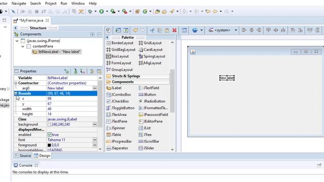How to create JFrame using Windows Builder - Swing Designer in Eclipse смотреть онлайн