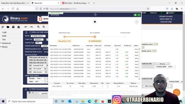 ✅ DOWNLOAD ROBÔ TRADER BINARY GRÁTIS - FREE BOT BINARY DERIV RISE FALL DRAGON #19 - TRADER BOTS CLU смотреть онлайн