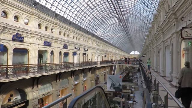 Gum Shopping Mall Главный универсальный магазин , Kitai gorod, Moscow Russia смотреть онлайн