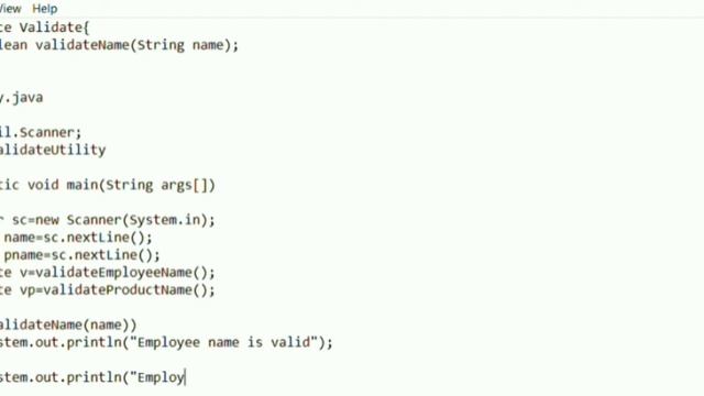 Validate Name Java Program || Java смотреть онлайн