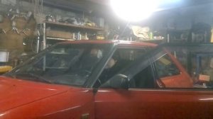 Mazda 323 1.7d холодный старт.