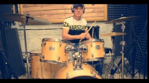 Владимир Гущин. Bon Jovi. Yoy Give Love A Bad Name. Уроки барабанов