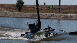 Полигон Прудбой. Подводное вождение танков