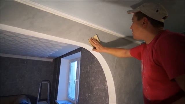 Интересная техника  нанесения Венецианской Штукатурки.