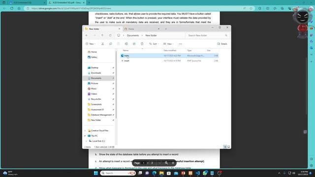 Database Development Tutorial | Implementing User Input Form with SQL Validation | (SIT103/SIT772) смотреть онлайн