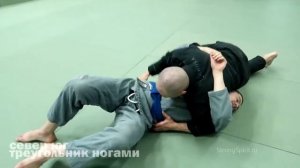 Джиу джитсу уроки онлайн. Север юг. Удушение треугольником.
