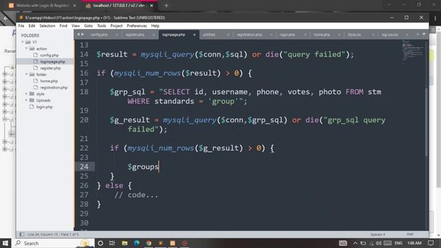 Create Login and Logout form Php MySQL with logout & Login session || Part 1 #php #mysql