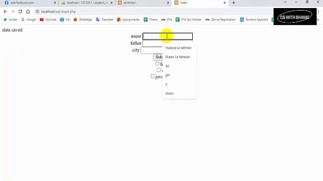 Display and update checkbox data in PHP | PHP  tutorial #24