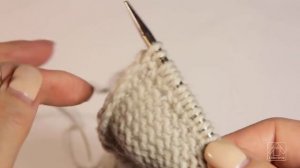 завершение вязания подгибом ¦ как сделать подгиб сверху