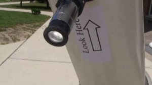 Using a telescope to safely look at the sun