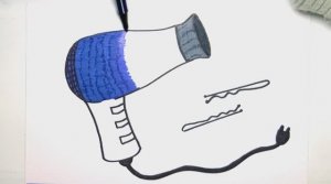 Рисуем и раскашиваем фен и расчески\\ Рисование для девочек!