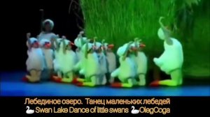 Swan Lake. Dance of little swans.  Лебединое озеро Танец маленьких лебедей