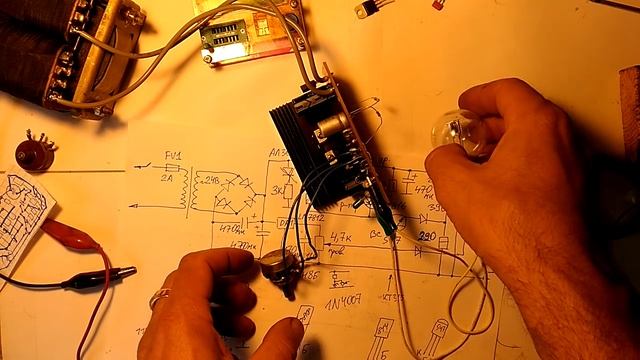 2ч.Для подписчика БП 24В,8А и защита от КЗ , настройка , тест и немного БУМ с дымком. смотреть онлайн
