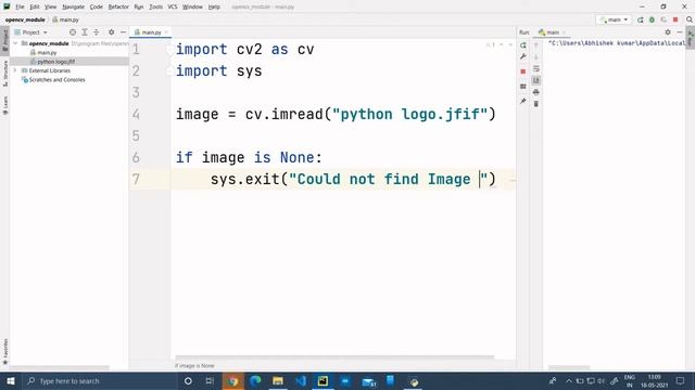 Opencv Tutorial for Beginners | Read, write and Display image using Opencv-Python | Opencv project