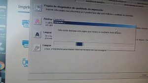 auto teste impressora HP Ink Tank 412 410 limpeza do cabeçote