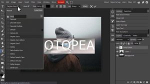 Creative Outline Text in Photopea | Photo Editing | Free Photoshop Alternative