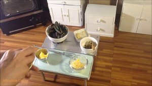 Cooking Tiny Foods: Baked Mussels Kitchen Play Set Big Mini Real Food