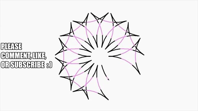 Simple Python Turtle Graphic and Code: Thorny Crown смотреть онлайн