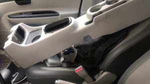 Замена лампочки подсветки селектора АКПП Hyundai verna accent