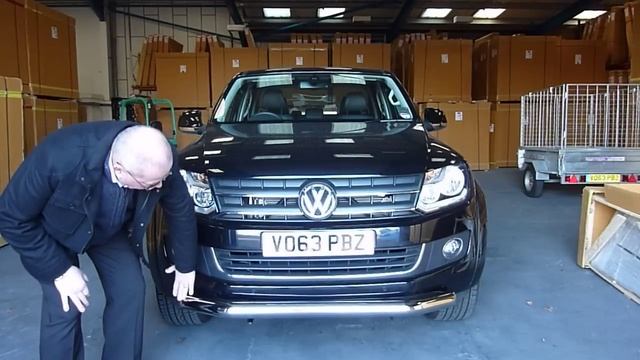 VW Amarok Accessories Front Styling Protection Nudge Bar Pegasus 4x4 смотреть онлайн