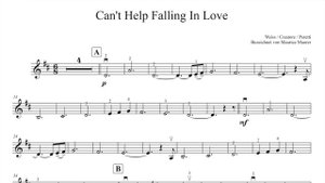 Can't help Falling in Love - Elvis Presley | Violin Cover | Playalong | Violin Sheet Music