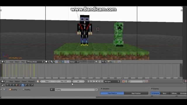 How to Make a Minecraft Animation in Blender смотреть онлайн