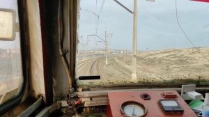 поездка на ВЛ11М, красивый вид из кабины