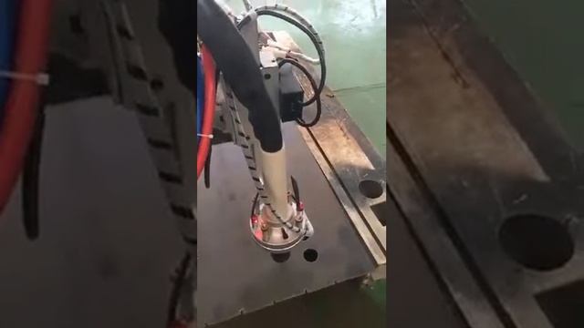 Тестируем консольный станок плазменной резки. Вырезаем фланцы. Консольный плазморез ОСА