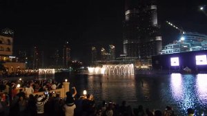 Поющие фонтаны в Дубае. Фонтан Дубай. Танцующий фонтан.