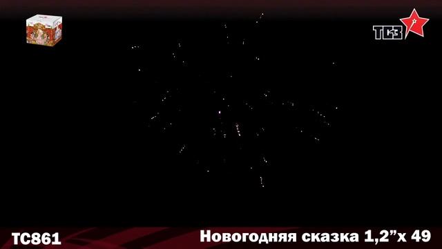 ТС861 Новогодняя сказка 1,2''х49 залпов смотреть онлайн