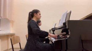 Д.Мийо «Скарамуш», сюита для двух фортепиано, op.165b, III часть «Бразильера»