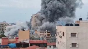 Сильнейшие прилёты ракет в Газе еще одна высотка обрушилась