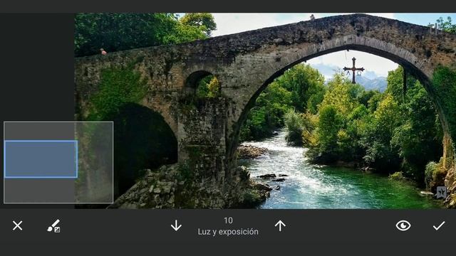 Puente de CANGAS DE ONIS (ASTURIAS) editado con SNAPSEED ? | Tutorial en Español