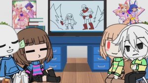 °•° Реакция Андертейл на " Весь Андертейл за 8 минут " // Товарищ Куяш // Gacha life °•°