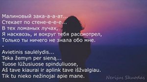 Малиновый закат (С текстом)