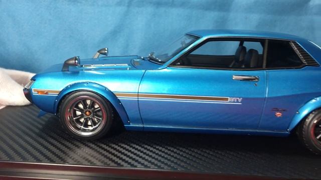 New！TOYOTA CELICA 1600GTV(TA22)BLUE METALLIC 1/18scale ignitionmodel смотреть онлайн