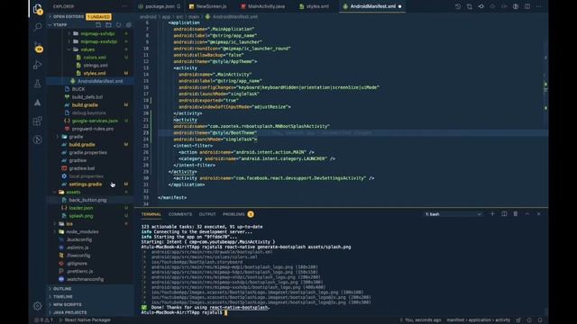 How to add Splash screen | Android | iOS | React Native | Bootsplash | BroCode